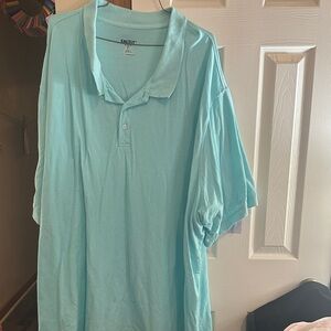 KingSize Men's Aqua Polo Shirt